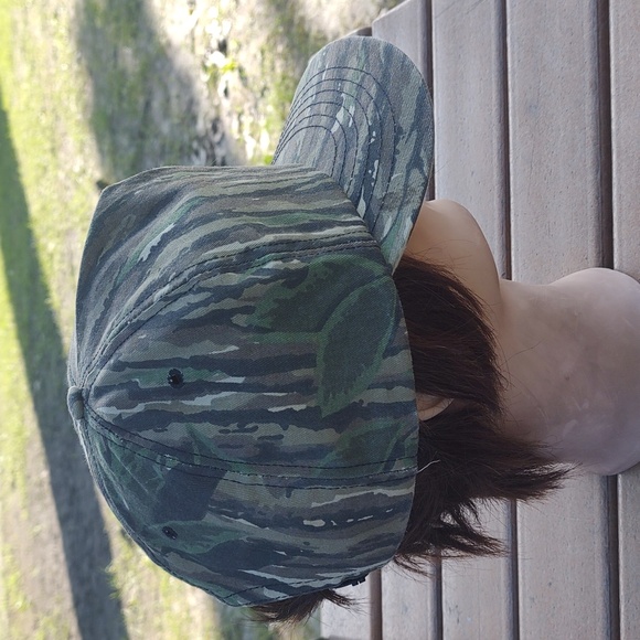 Vintage Cabela's Hunting Camouflage Snapback Outdoor Hat Cap OSFM - Picture 6 of 8